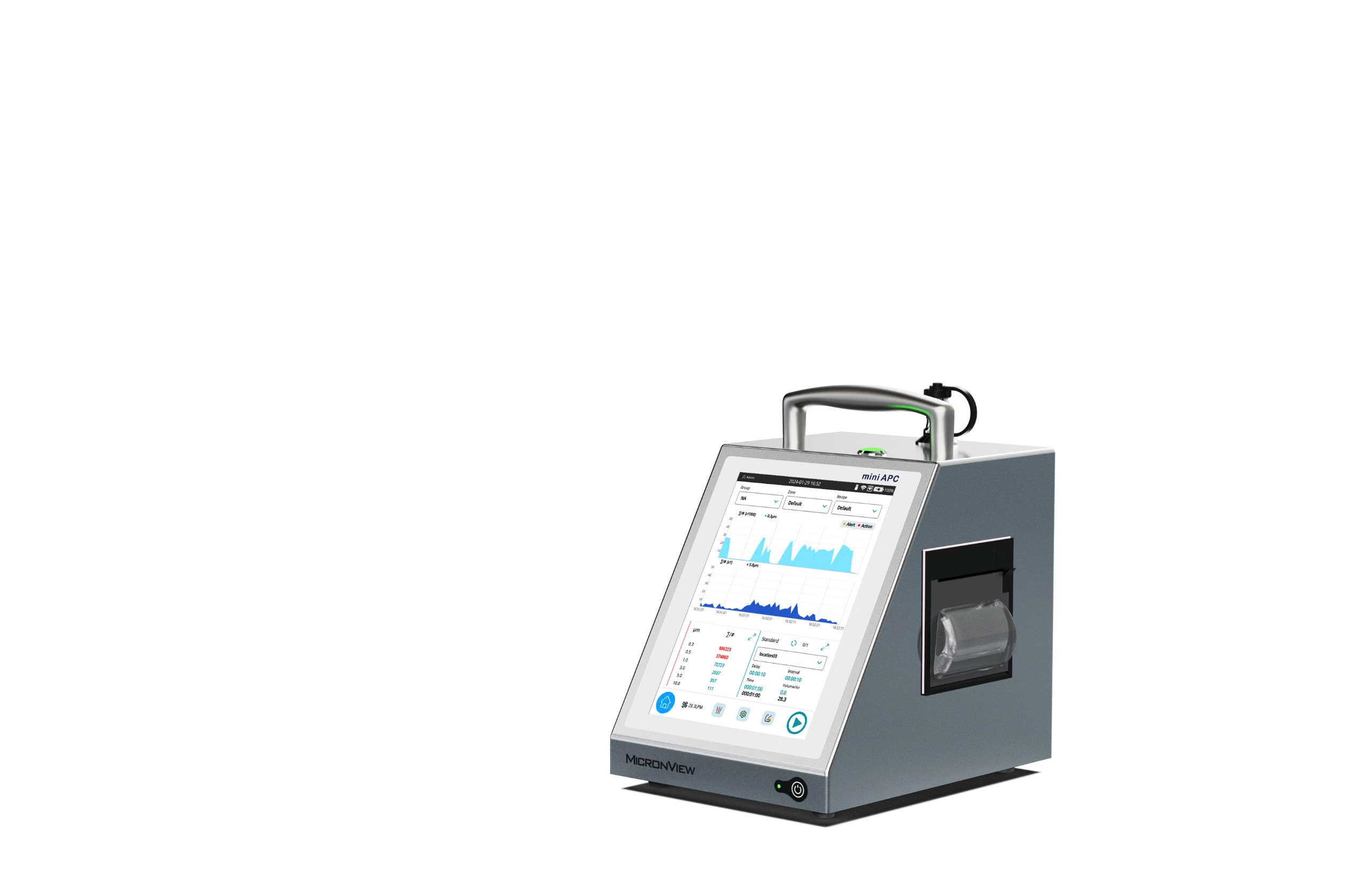 Airborne particle counter