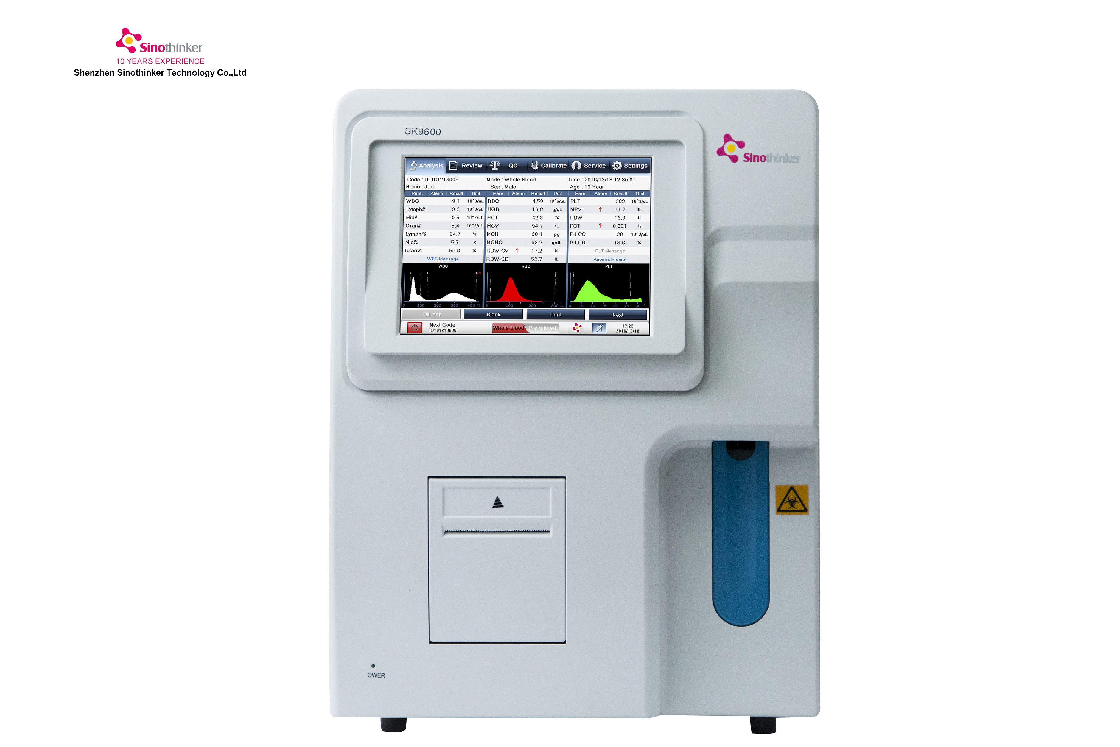máy phân tích huyết học hoàn toàn tự động