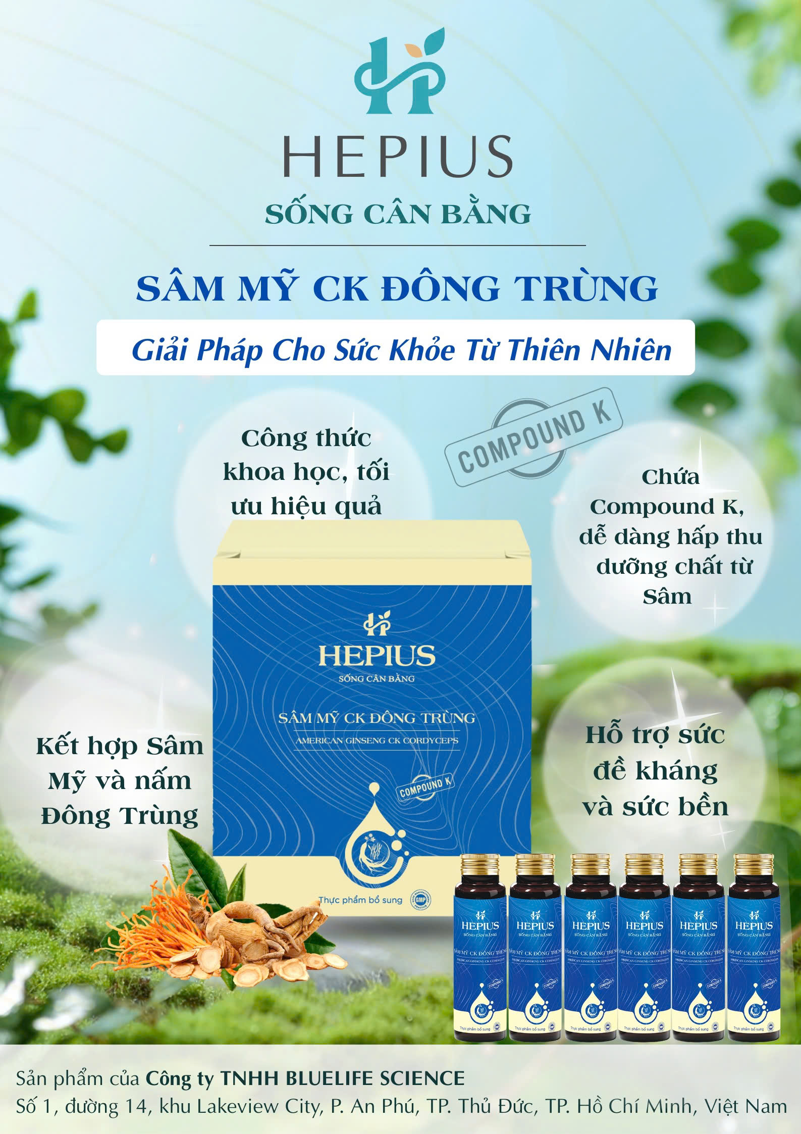 Hepius American Ginseng CK & Cordyceps