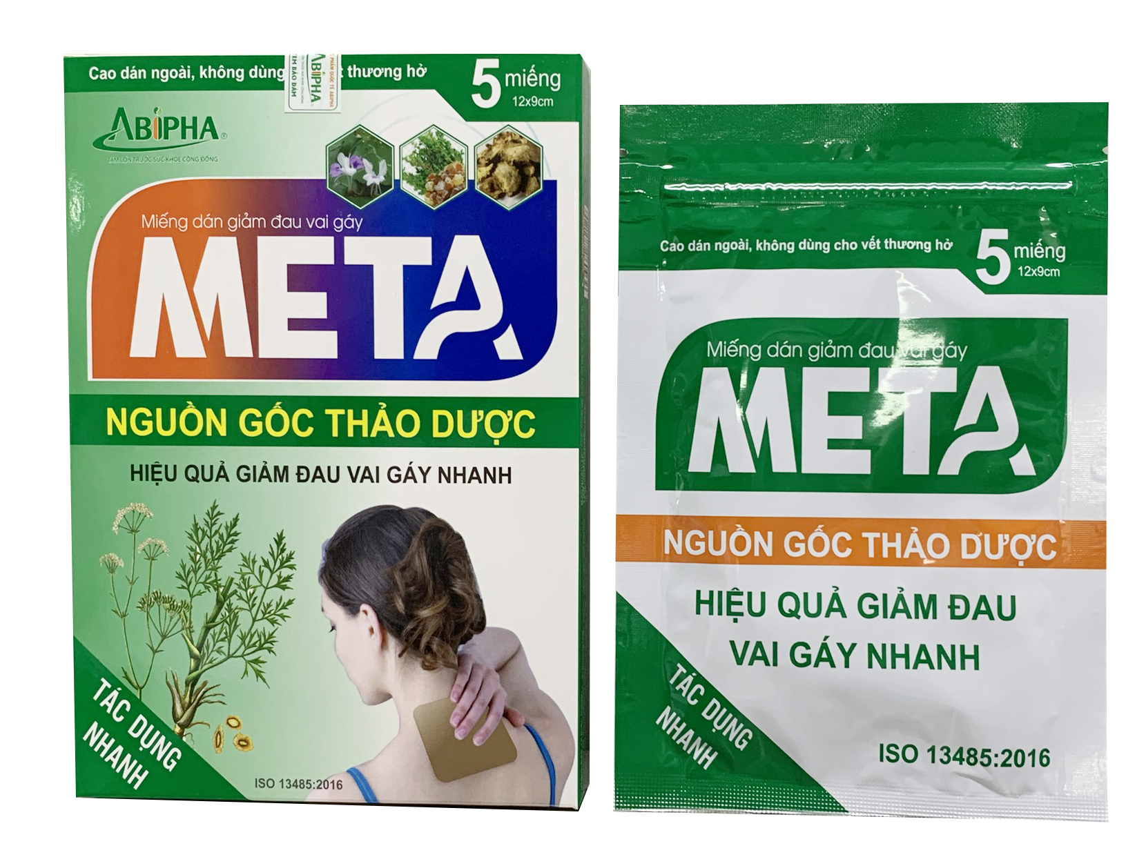 MIẾNG DÁN GIẢM ĐAU VAI GÁY META