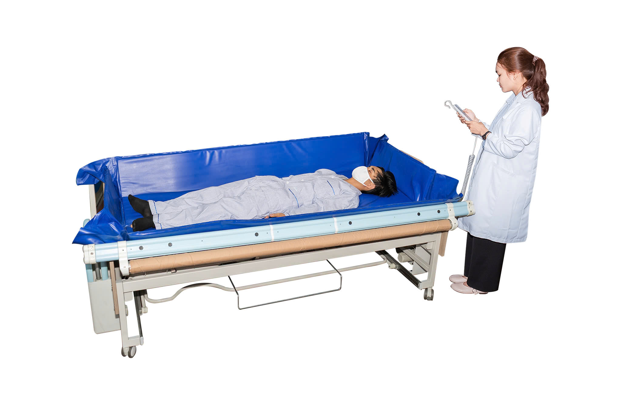 Patient Bath Lift Bed Giường nâng tắm bệnh nhân