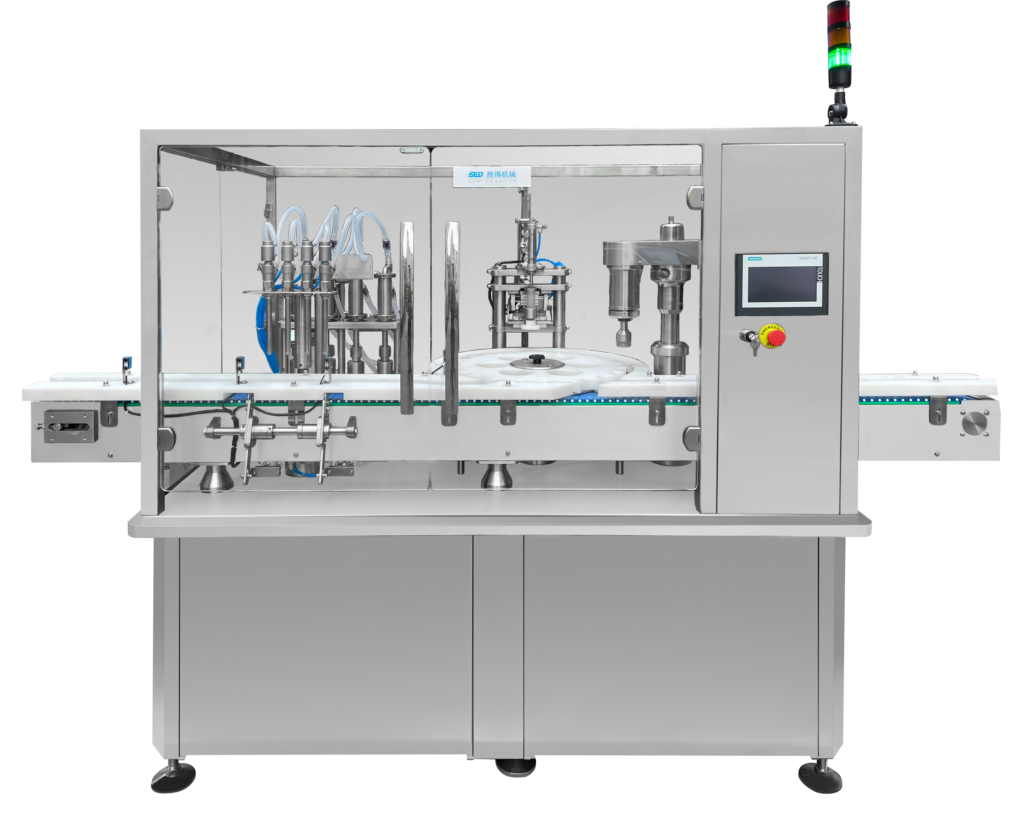 Máy chiết rót chất lỏng bốn đầu tự động SED-4GX