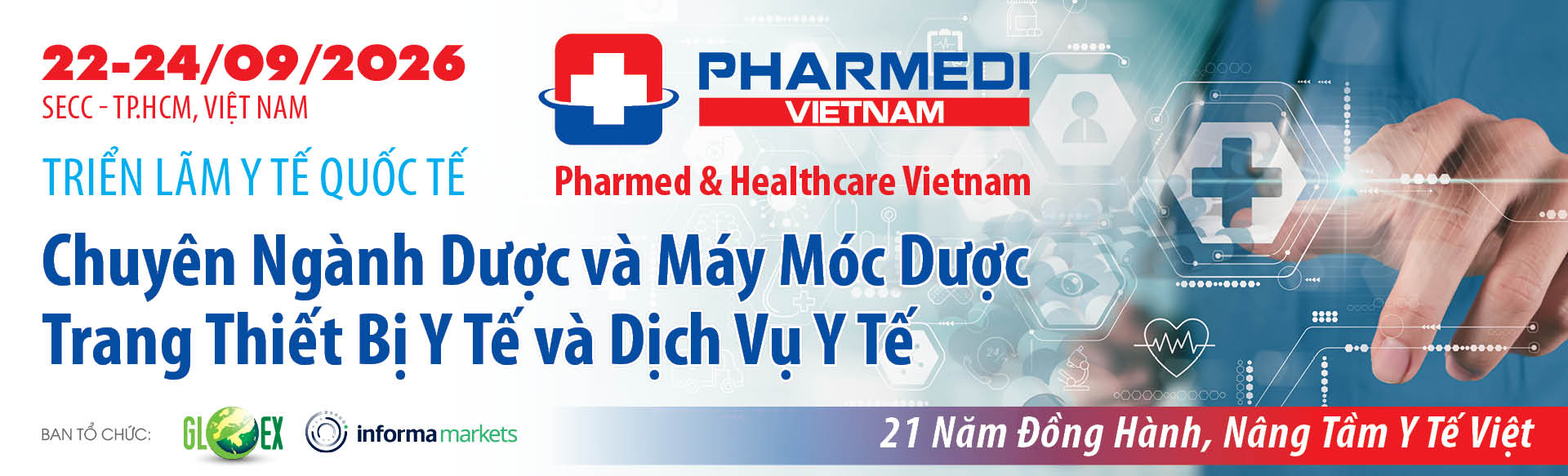 PHARMEDI VIETNAM 2026 – Triển lãm Y tế Quốc tế Việt Nam