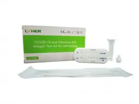 Self-Test Kit for COVID-19 and Influenza Antigen AB